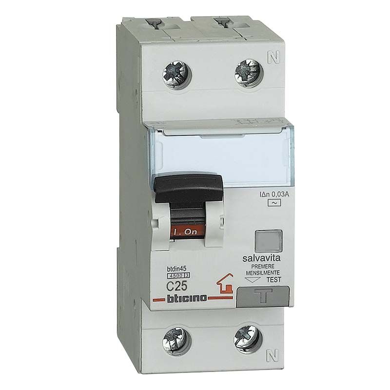 interruttore differenziale ac 2p 25a