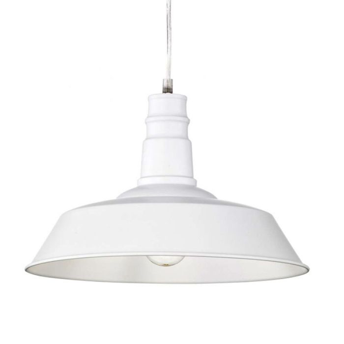 Sosp.will pagoda metallo bianco Ø 36