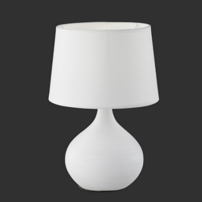 Brilliant Allison Lampada Da Tavolo Regolabile In Plastica Bianca - 40W, Con Interruttore E Braccio Flessibile - 2