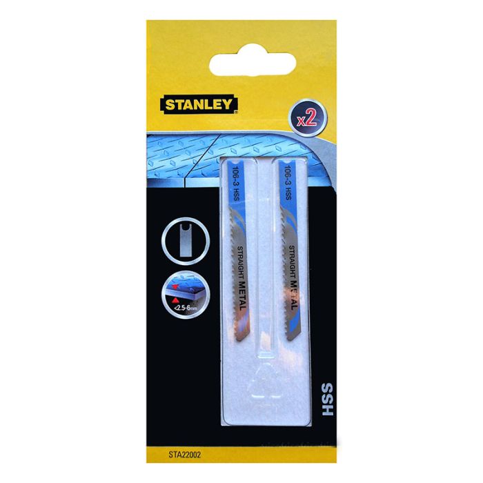 Lame 70x2 mm, per seghetto alternativo, per metallo-hss, 2 pezzi