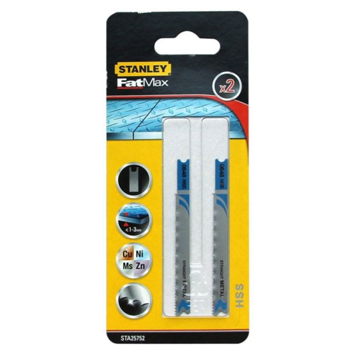 Lame 70x1-1.5 mm, per metallo, 2 pezzi