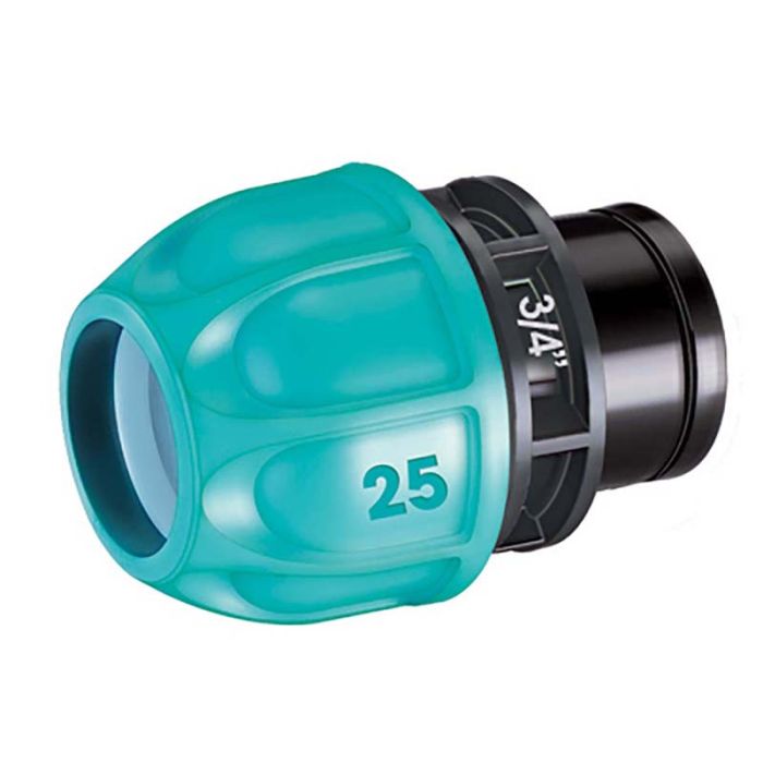 Raccordo per tubo 3/4" filetto maschio 3/4"
