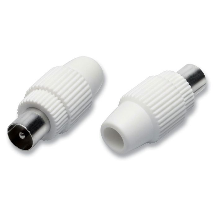 Set adattatori spina antenna/coassiale tv
