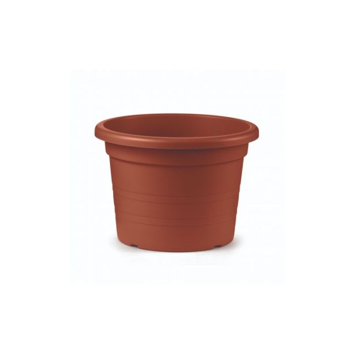 Vaso cilindro, Ø 50xh.35 cm, colore terracotta