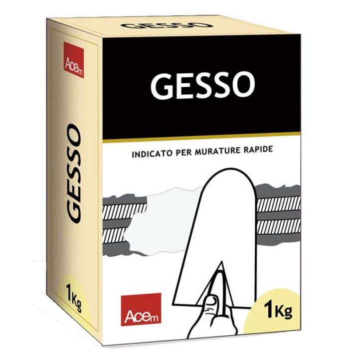 Gesso rapido 1 kg in polvere