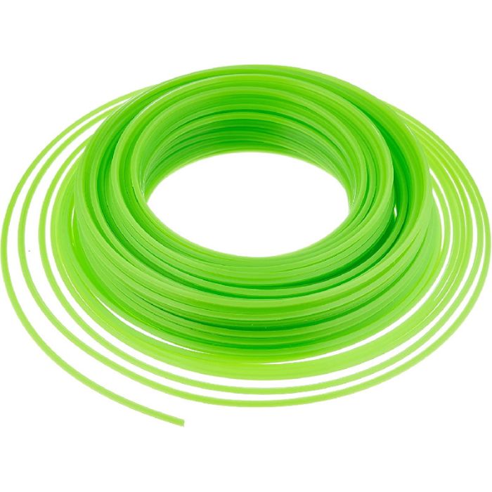 Filo nylon verde Ø mm 2,7x80 mt, sezione tonda