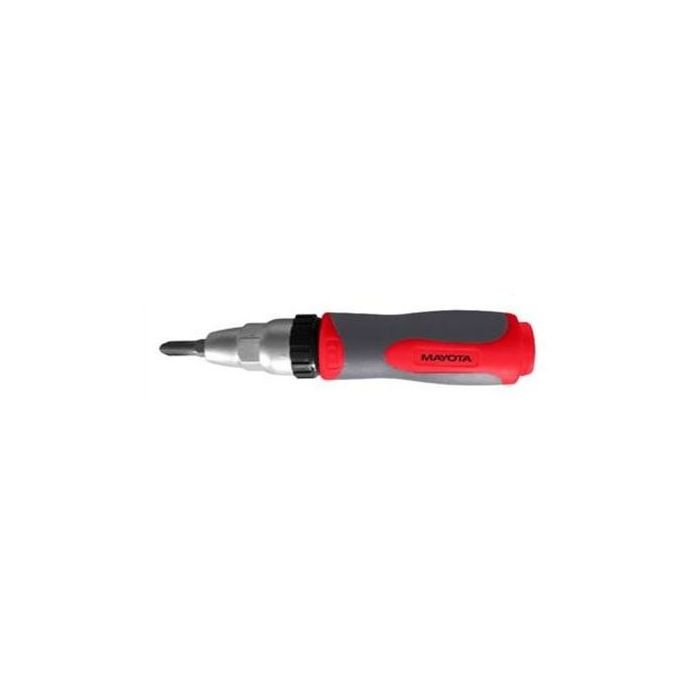 Cacciavite a cricchetto con 6 inserti