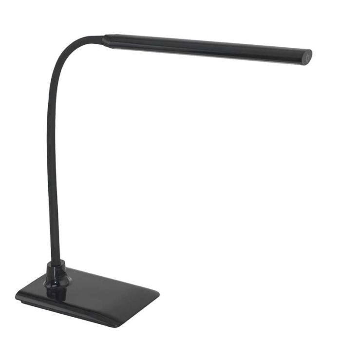 Lampada da tavolo modello laroa, led integrato, colore nero