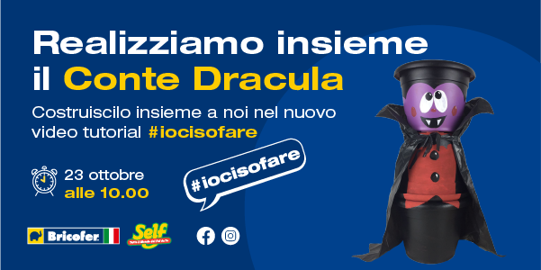 Conte Dracula: realizza con noi il Tuo contenitore per dolcetti